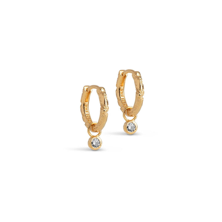 Hoops, Belle CZ  White Cz