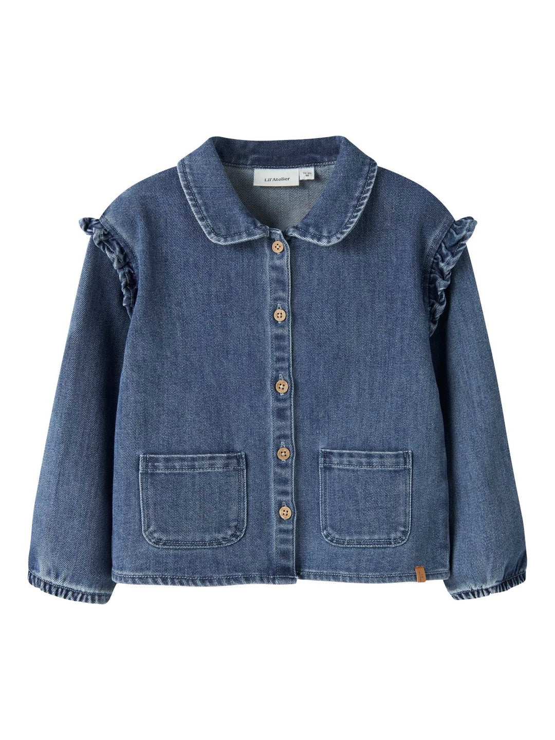 Nmfobello Ls Loose Overshirt 1144-Se Lil  Mørkeblå