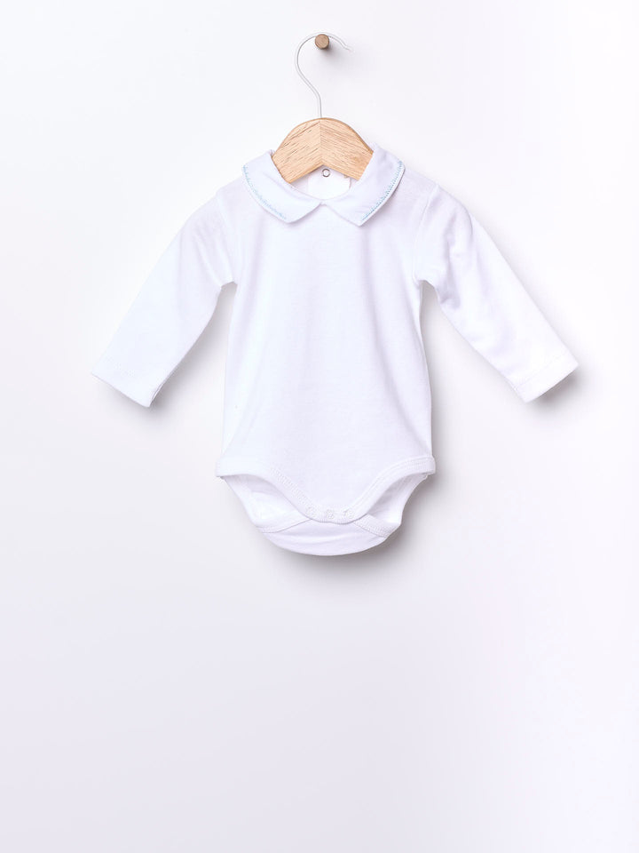 Body gola bico  Azul Bebe