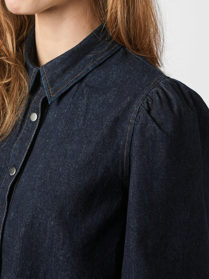 Jessa Denim Shirt  Dark Blue