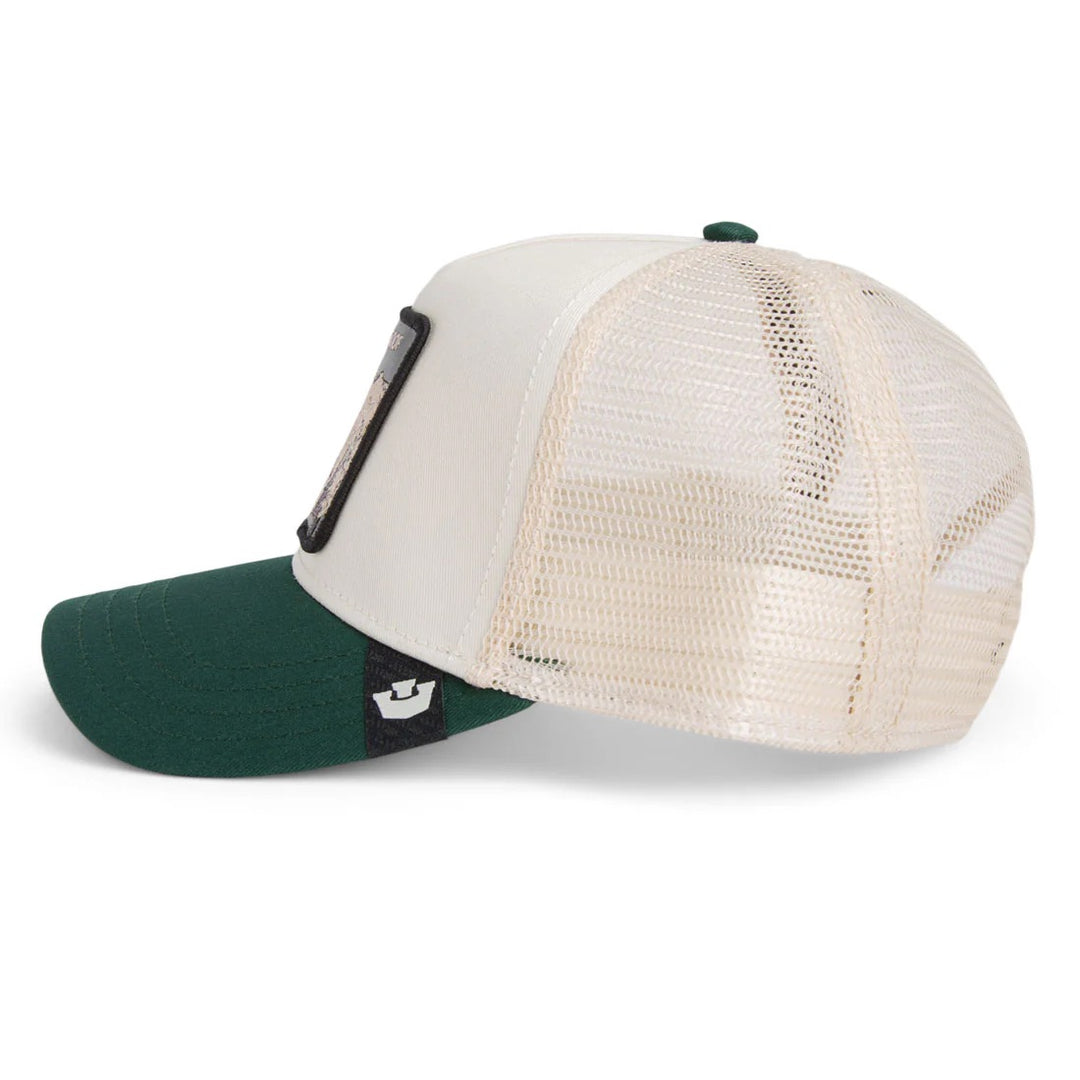 Bulletproof Trucker  Cream Dark Green