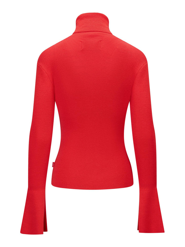Vilje Merino Sweater  Bright Red