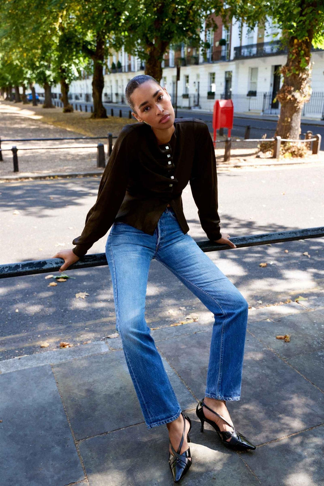 AROLLO BLOUSE  Espresso