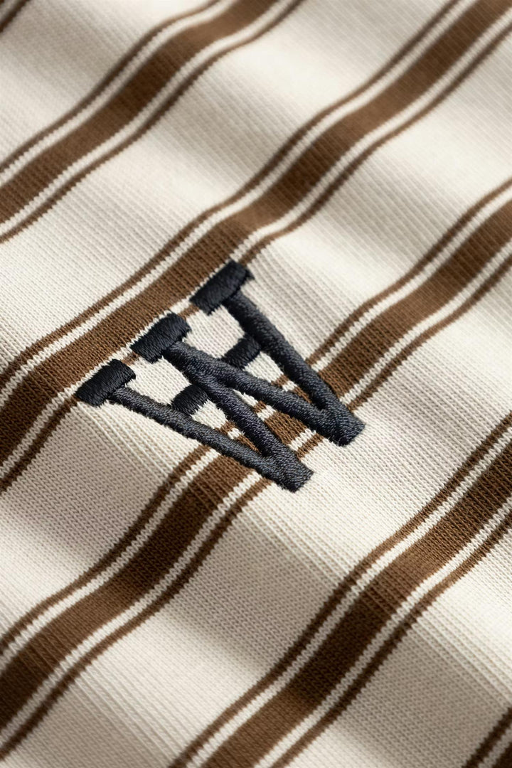 WWLandon polo 25215  Desert Palm Stripe
