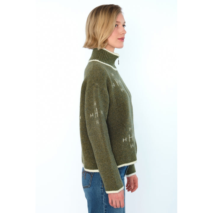 IBEN Zip Jacket  Winter Moss