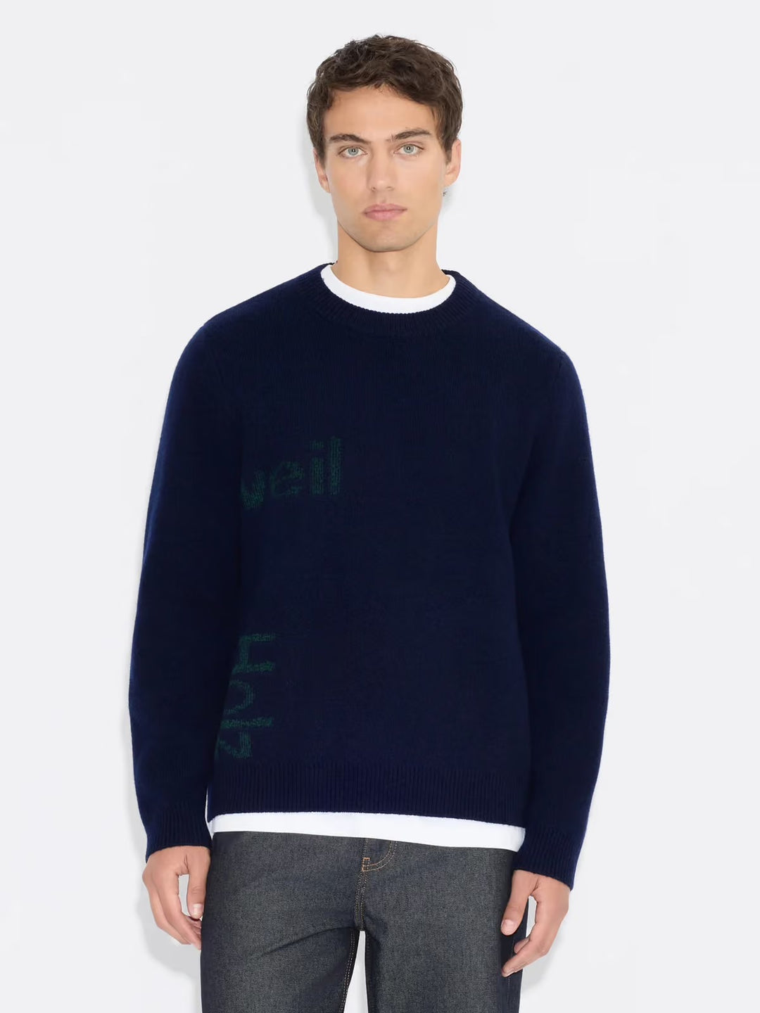 HAZA LOGO CREWNECK  Navy Mix