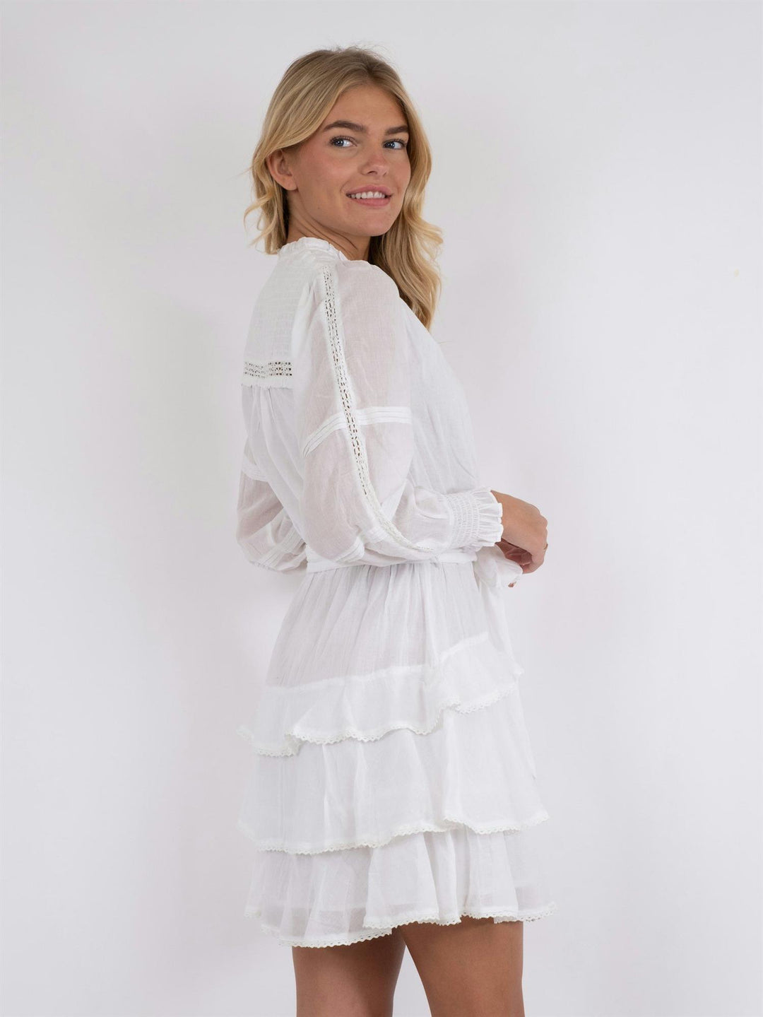 Ada S Voile Dress  White