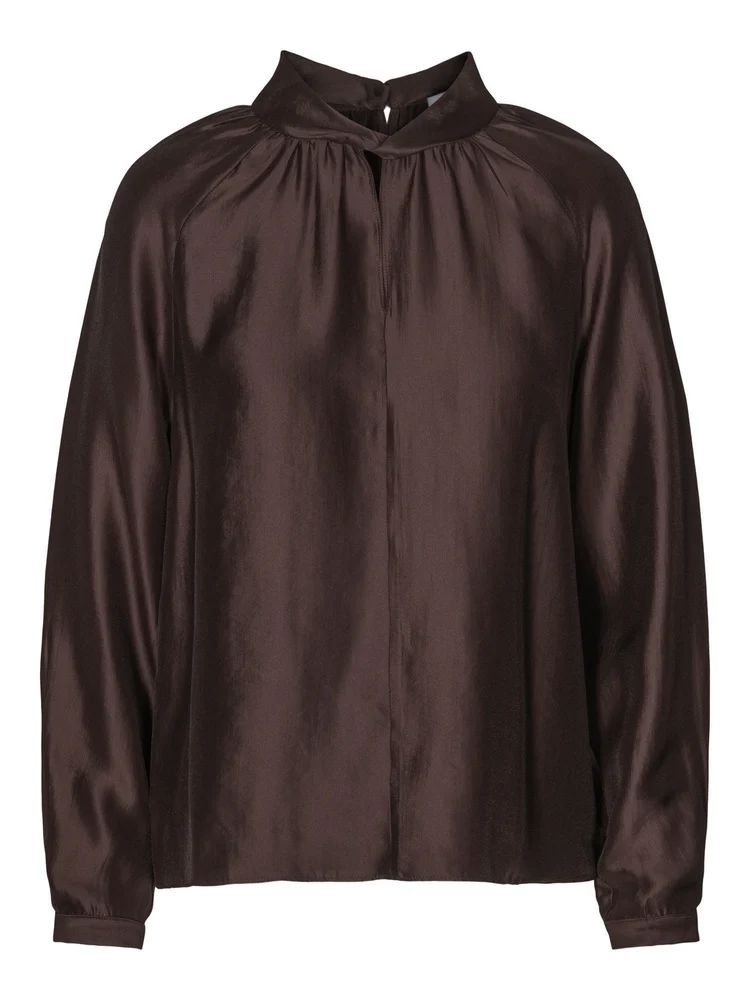 Arden Blouse  Warm Chocolate