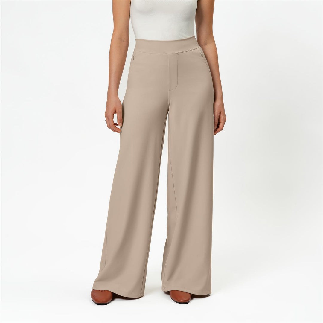 Asana Wide Pant 32"L  Tan