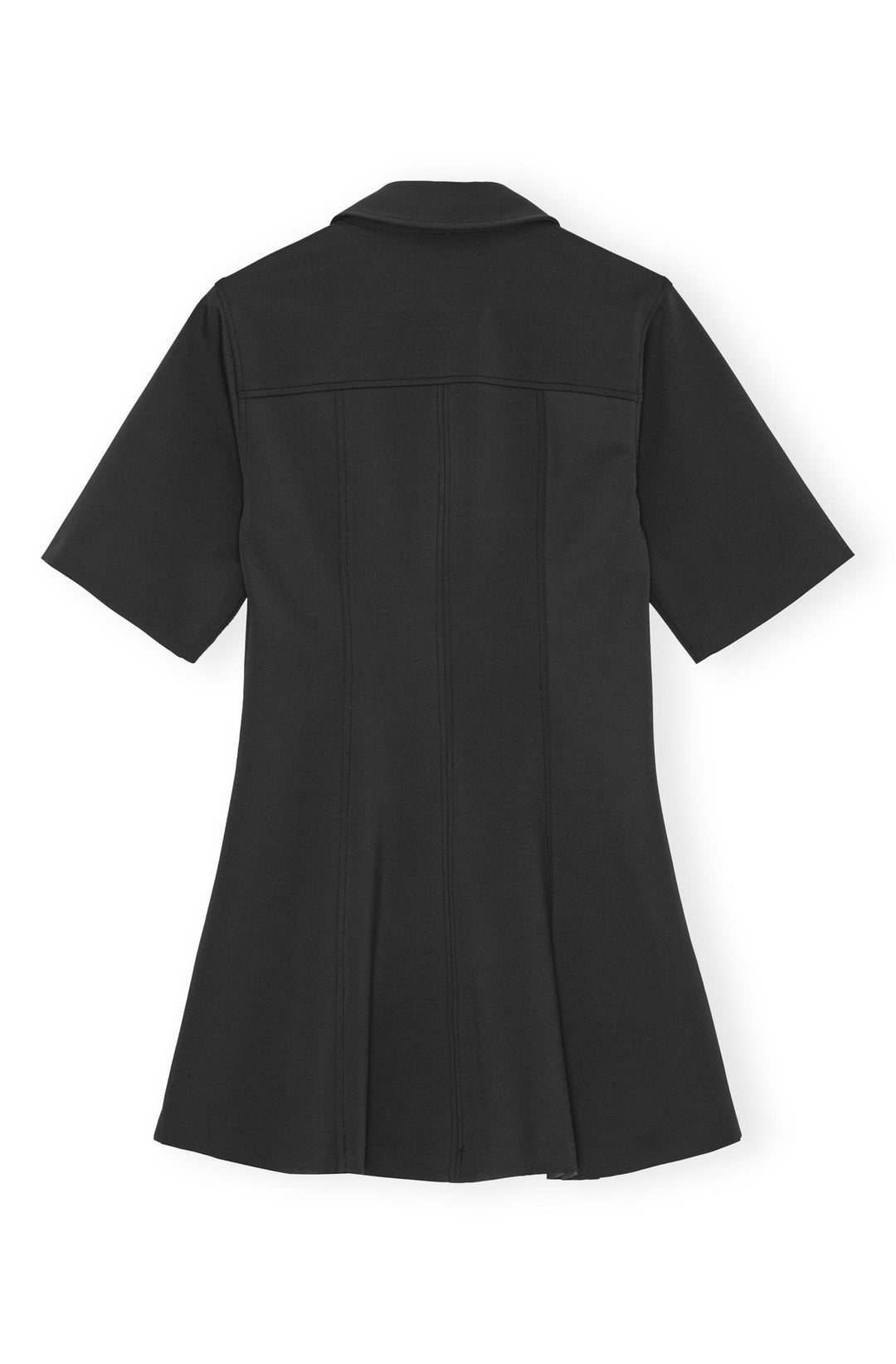 Scuba Neoprene Fitted Mini Dress  Phantom
