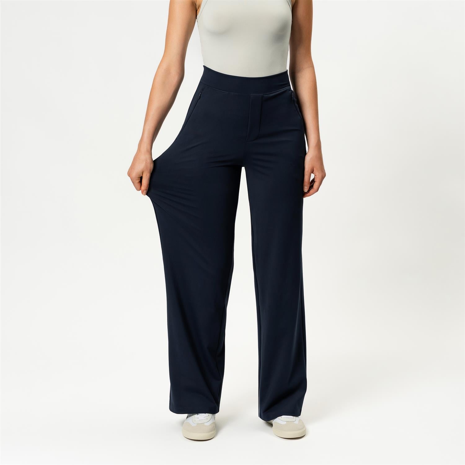 Asana Relaxed Straight Pant Beige main image 1
