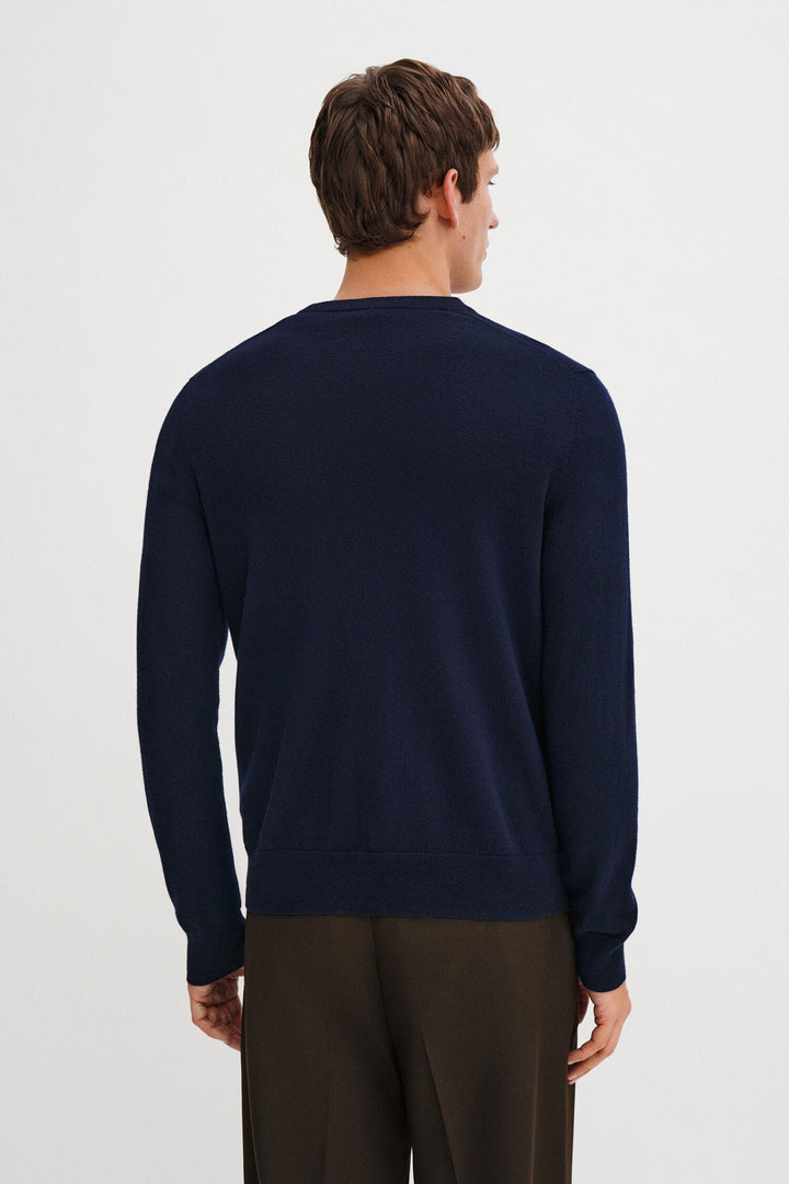 cotton merino sweater  Navy