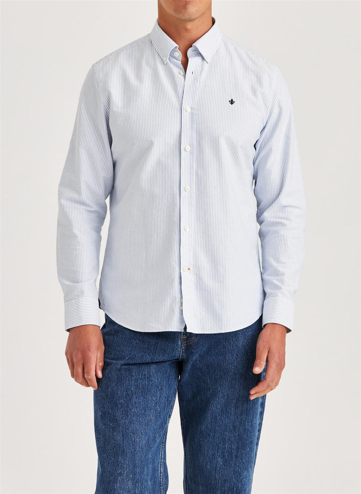 OXFORD STRIPED  Light Blue