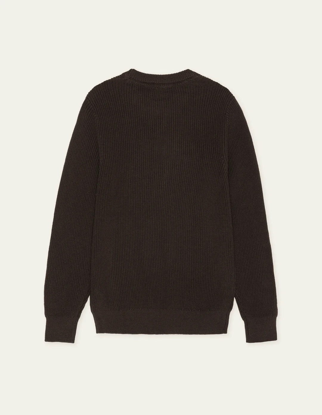 Rib Crewneck Knit  Molé Brown
