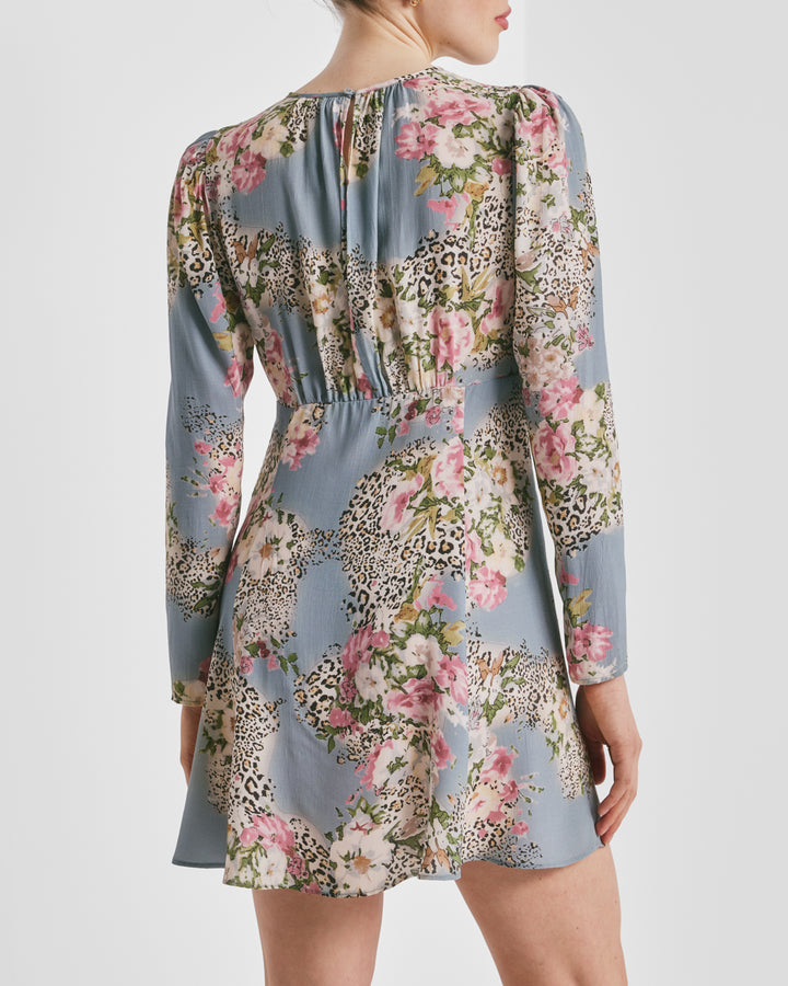 Viscose Mini Dress  Wild Bloom