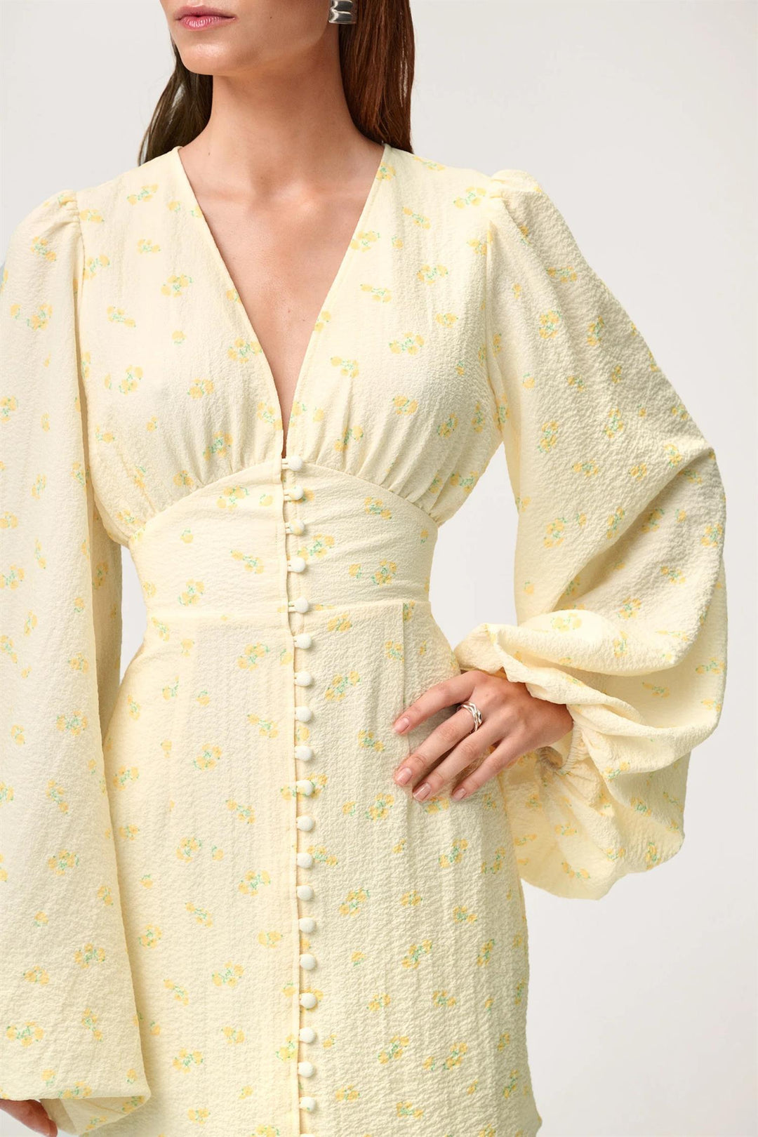 FLORENCE DRESS  Pastel Yellow