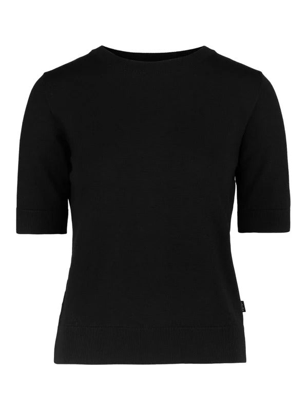 EMMY MERINO TOP  Black