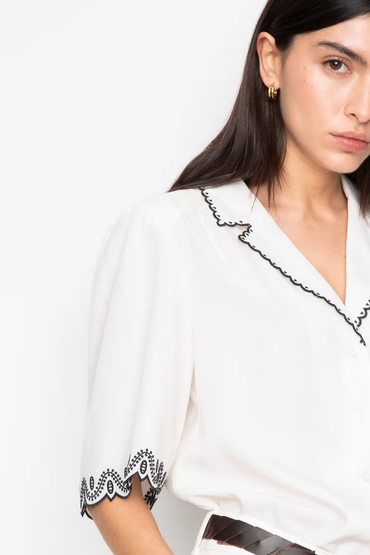 Jane Blouse  Cream