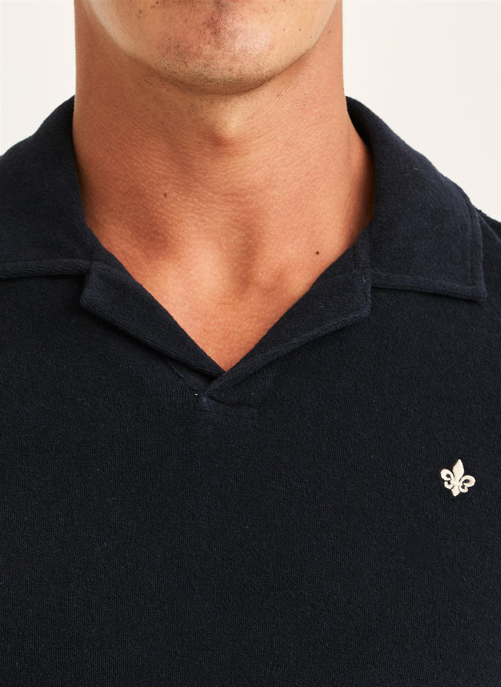 Delon Terry Shirt  Old Blue
