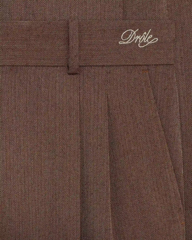 Pantalon Golfeur Chevrons  Brown