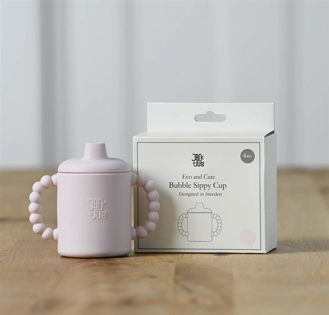 Bubble Sippy Cup  Light Pink