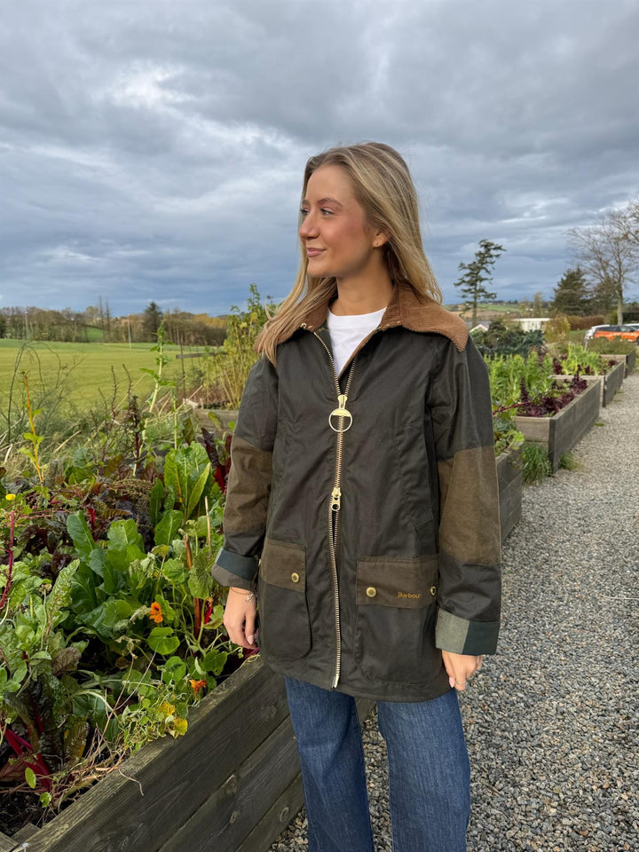 Barbour Allerston Wax  Archive Olive/Beech/Ancie