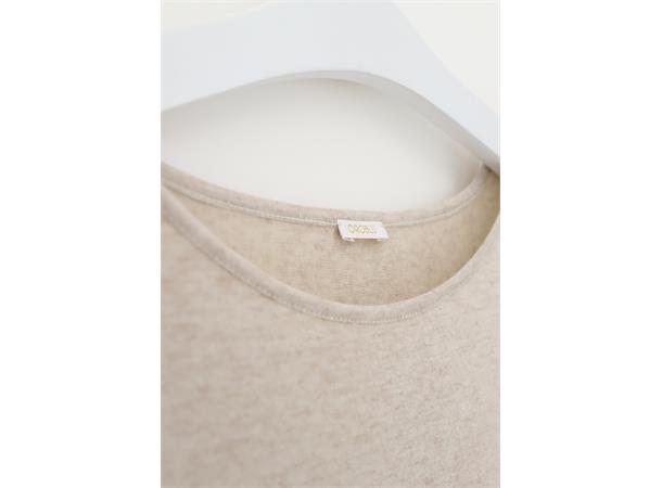 PERFECT LINE CASHMERE T-SHIRT L/SL MRL  Beige