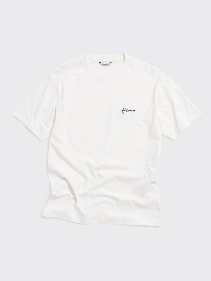 Tucker Embroidery Tee  Black