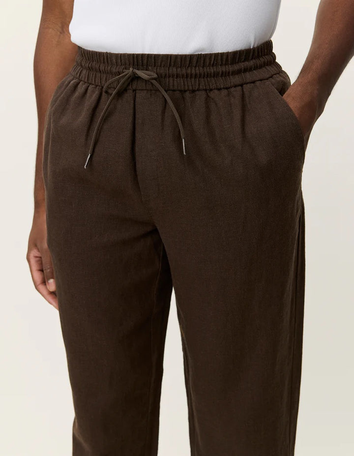 Patrick Linen Pants  Delicioso Brown