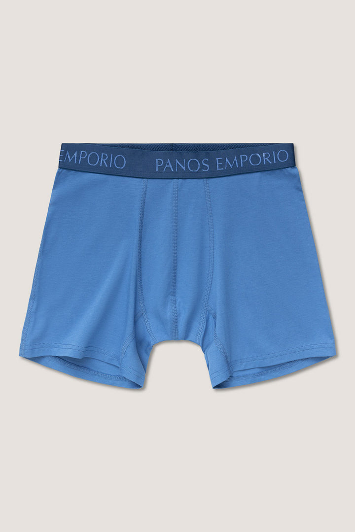 3pk Base Bamboo Boxer  Poseidon/High Tide/Blue Meander