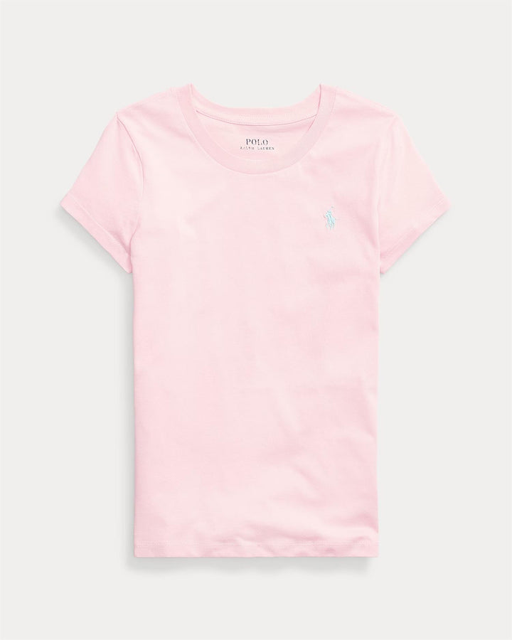 SS CN TEE-TOPS-KNIT  Pink