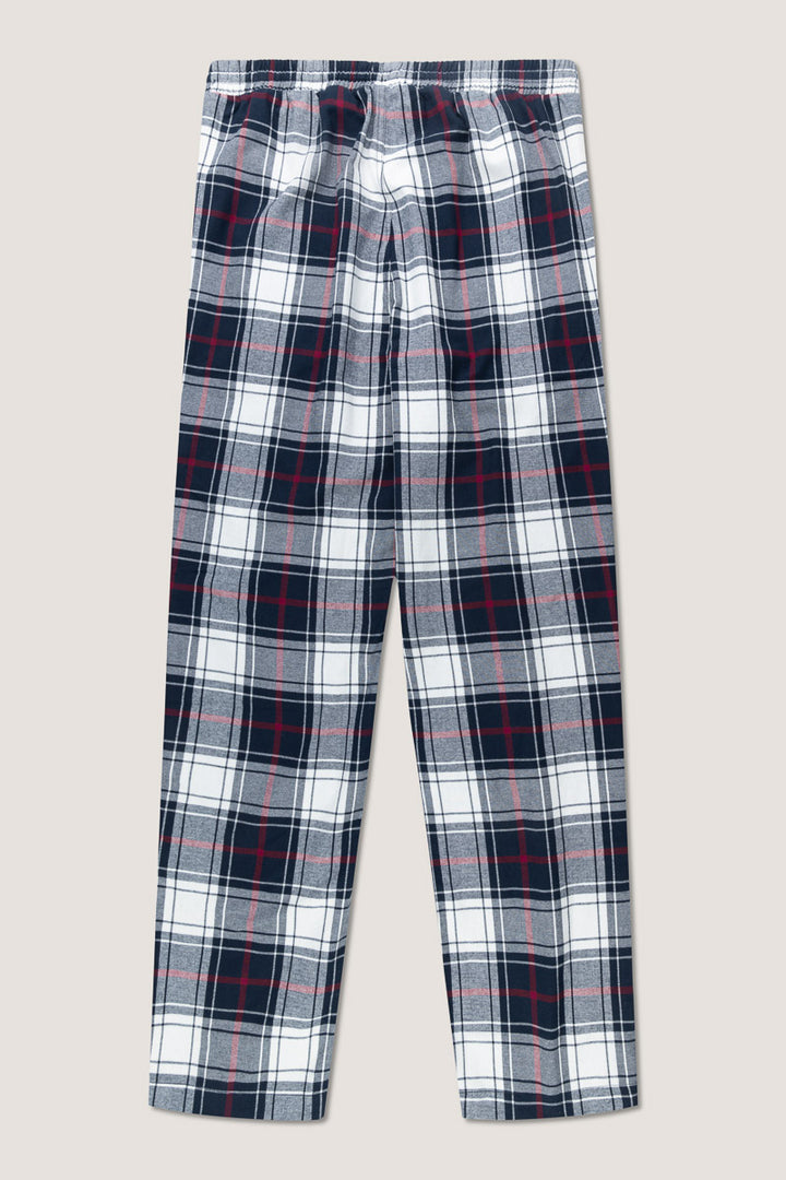 Pj Pant  Cream Plaid