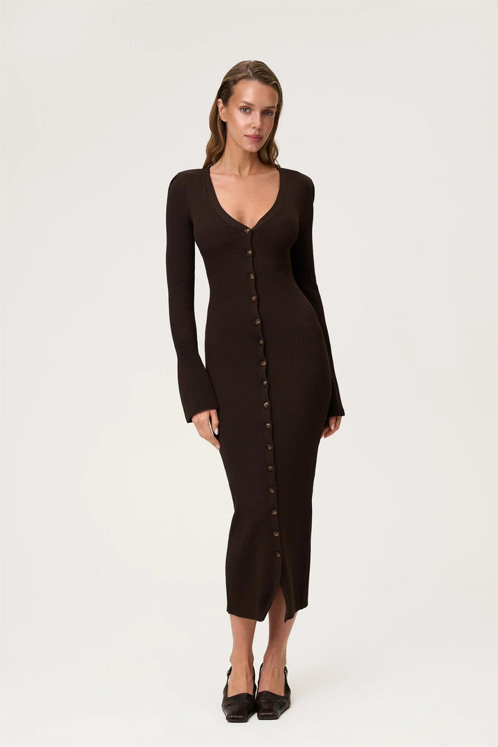 MILANO DRESS  Brown