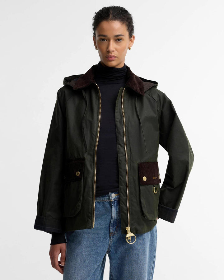 Carville Wax Jacket  Oliven