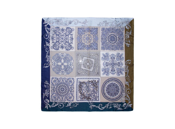 skjerf paisley  Blå