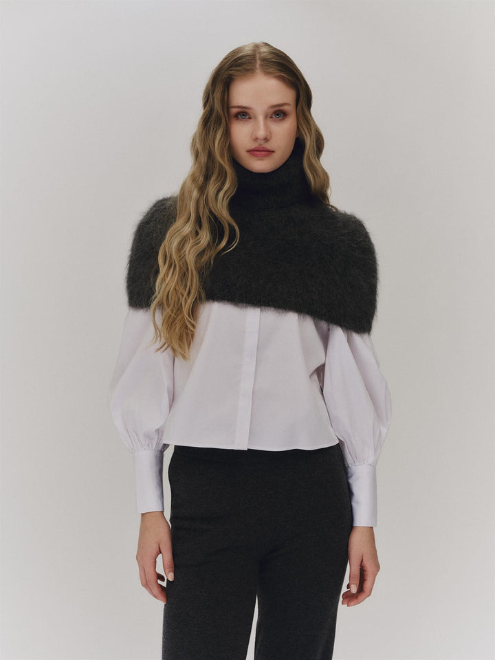 Sylvia chunky neck  Black