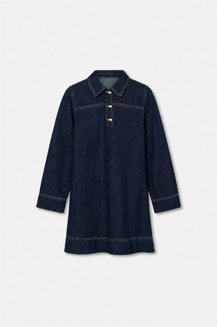 Alba Dress  Dark Blue