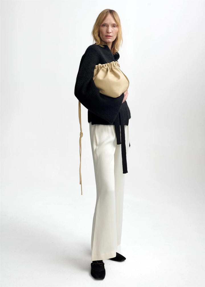 Lila Mohair Cardigan  Black