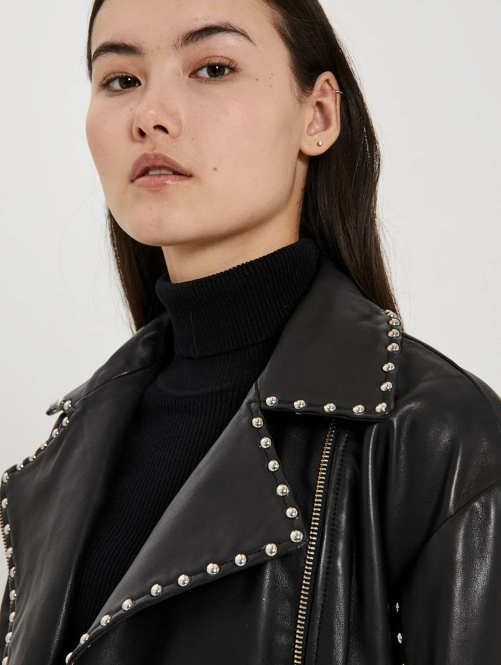 Mota leather jacket  Black