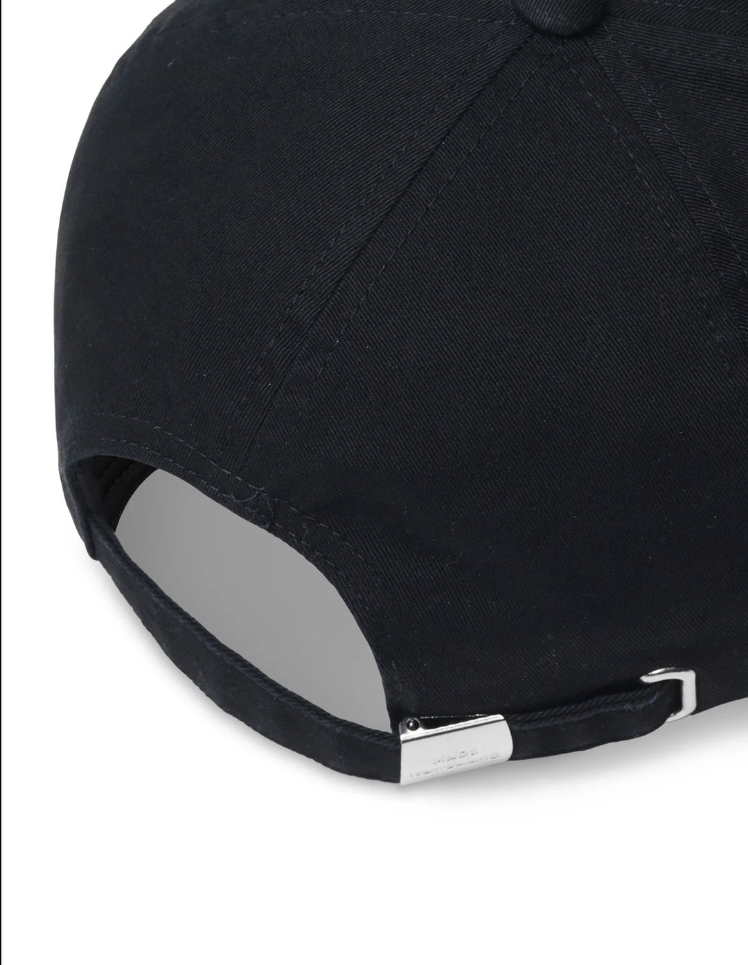 Soft Twill Cash Cap  Jet Black