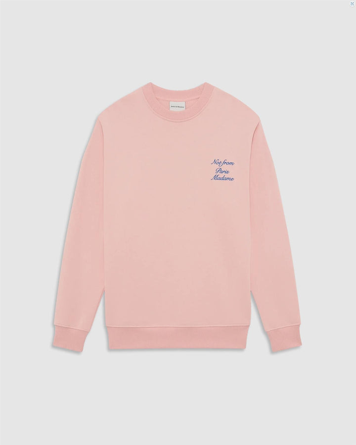 Le Sweatshirt Slogan Cursive  Light Pink