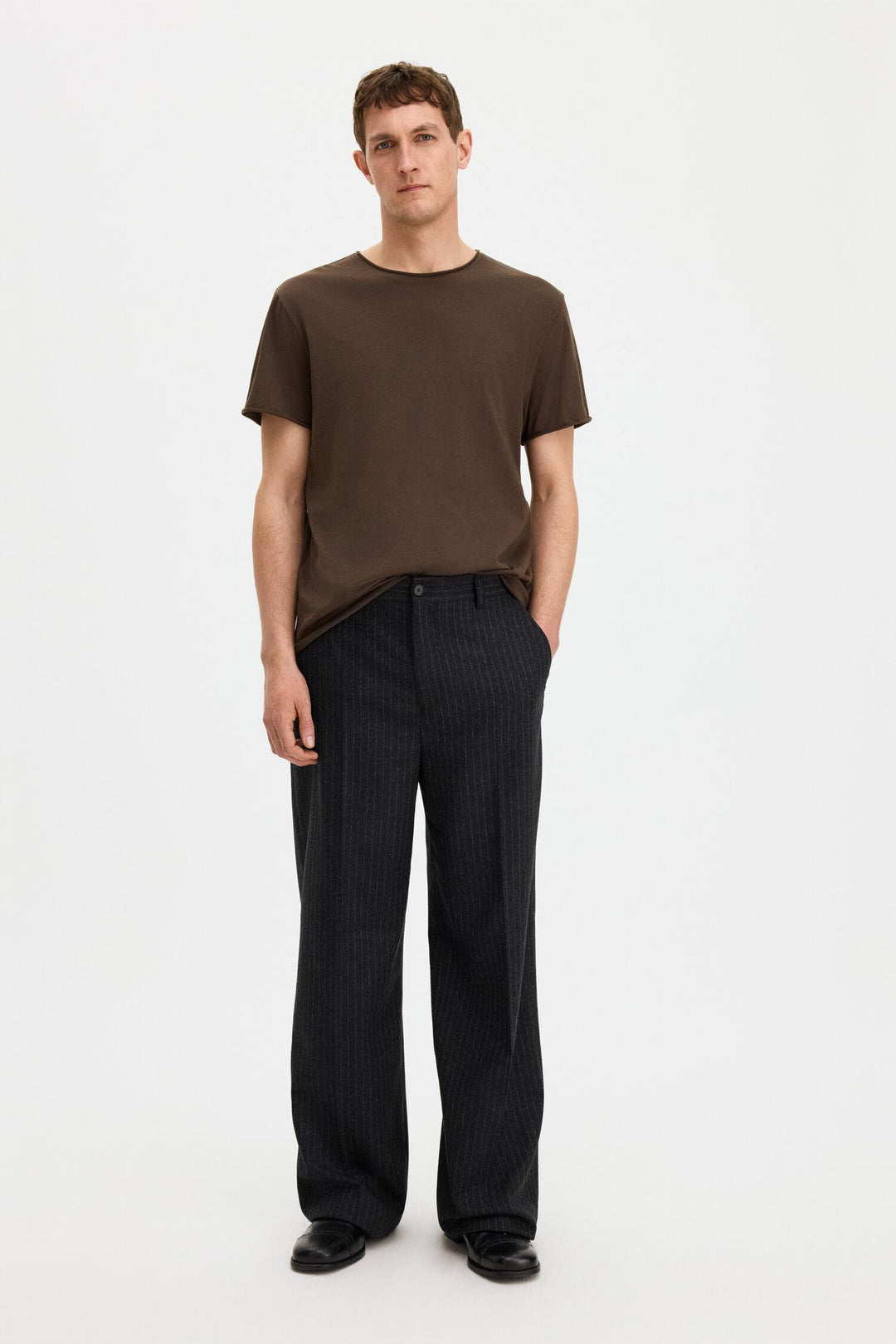 roll neck tee  Golden Brown