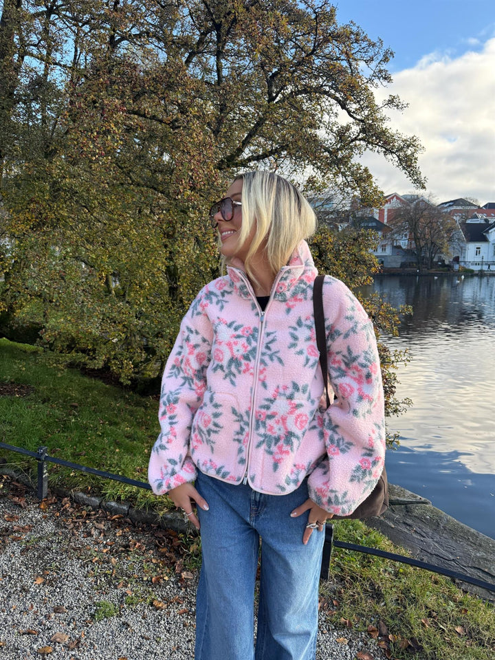 Rype Fleece Jacket  Light Pink Mix