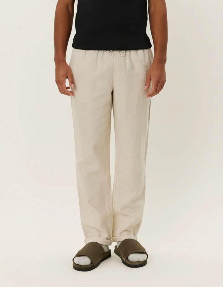 Patrick Linen Pants  Light Sand