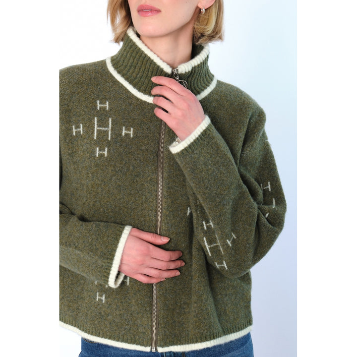 IBEN Zip Jacket  Winter Moss