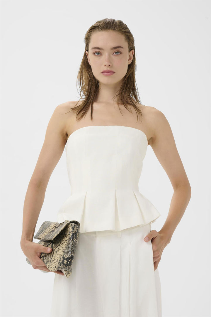 riava Corsage  Bright White