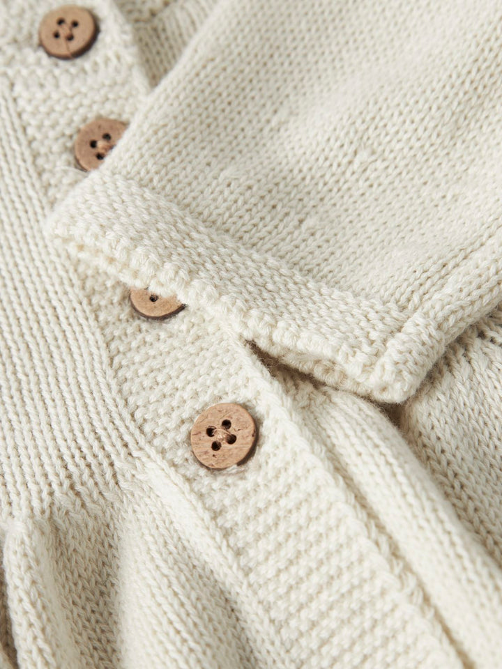 Ramla Rir Ls Short Knit Card Offwhite