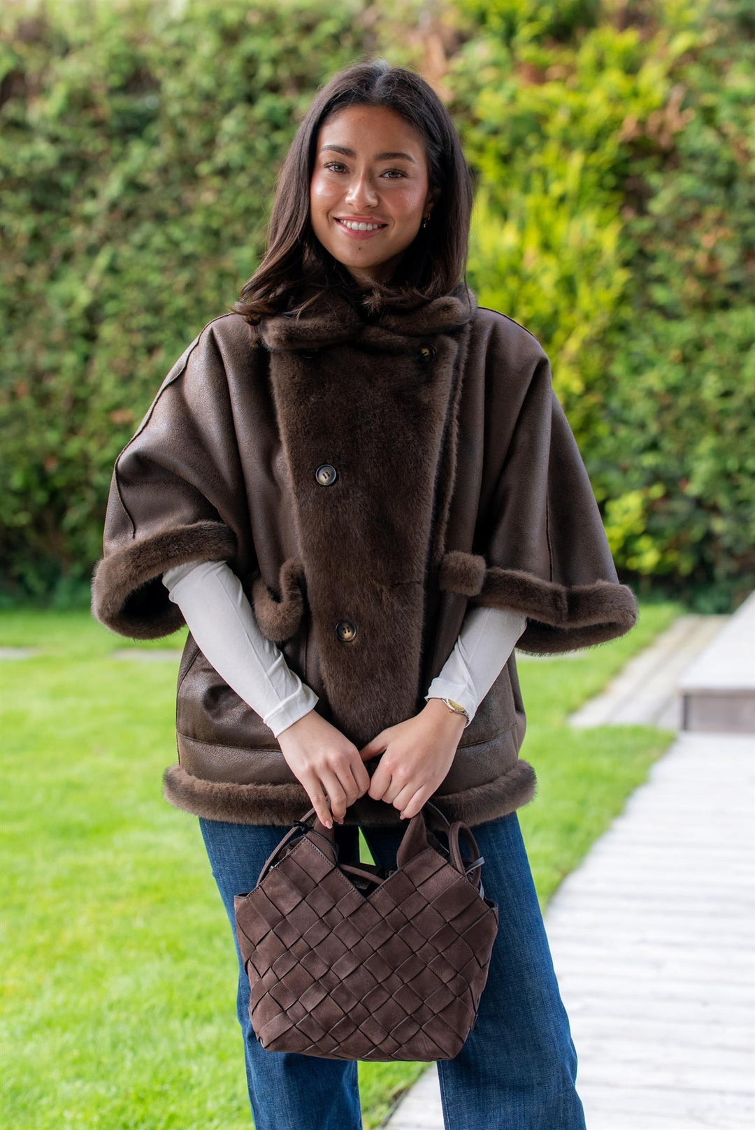 CLARA FAUX MINK  Choco