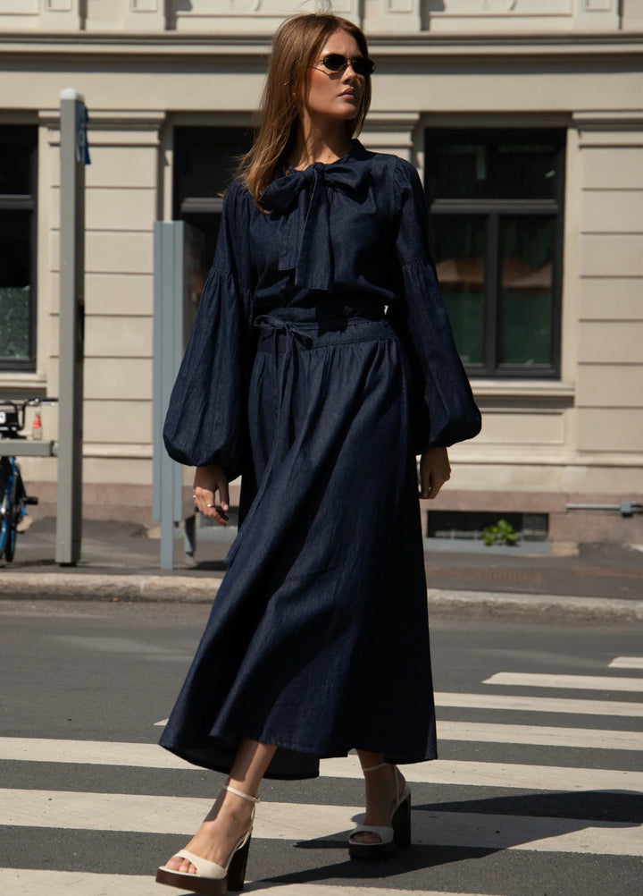 Astrid Skirt  Dark Denim