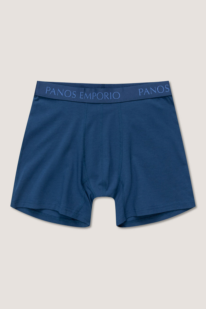3pk Base Bamboo Boxer  Poseidon/High Tide/Blue Meander